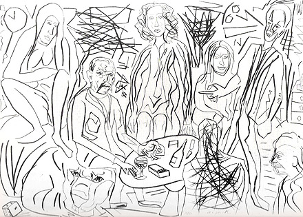 A.R. Penck - Bei peterund Petra, Kunstprojekte Leyerseder