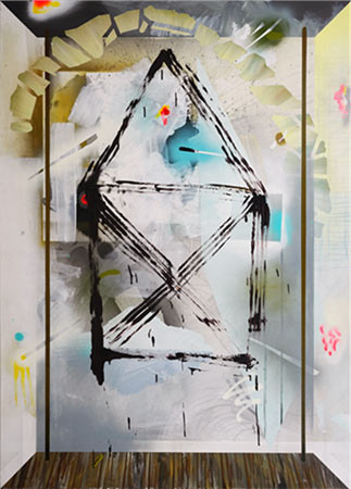 Philipp Sthle - Hhlengleichnis 3, 2019 - Acryl auf Leinen, 210 x 150 cm, Kunstprojekte Leyerseder