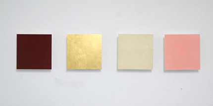 Renate Balda - Gruppe Lack, 2025,Schellecktusche auf Japanpapier, Kunstprojekte Leyerseder